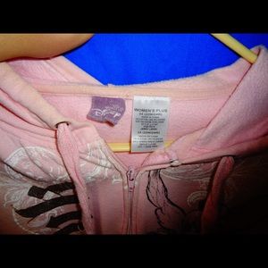 DISNEY TINKERBELL PINK ZIPUP HOODIE